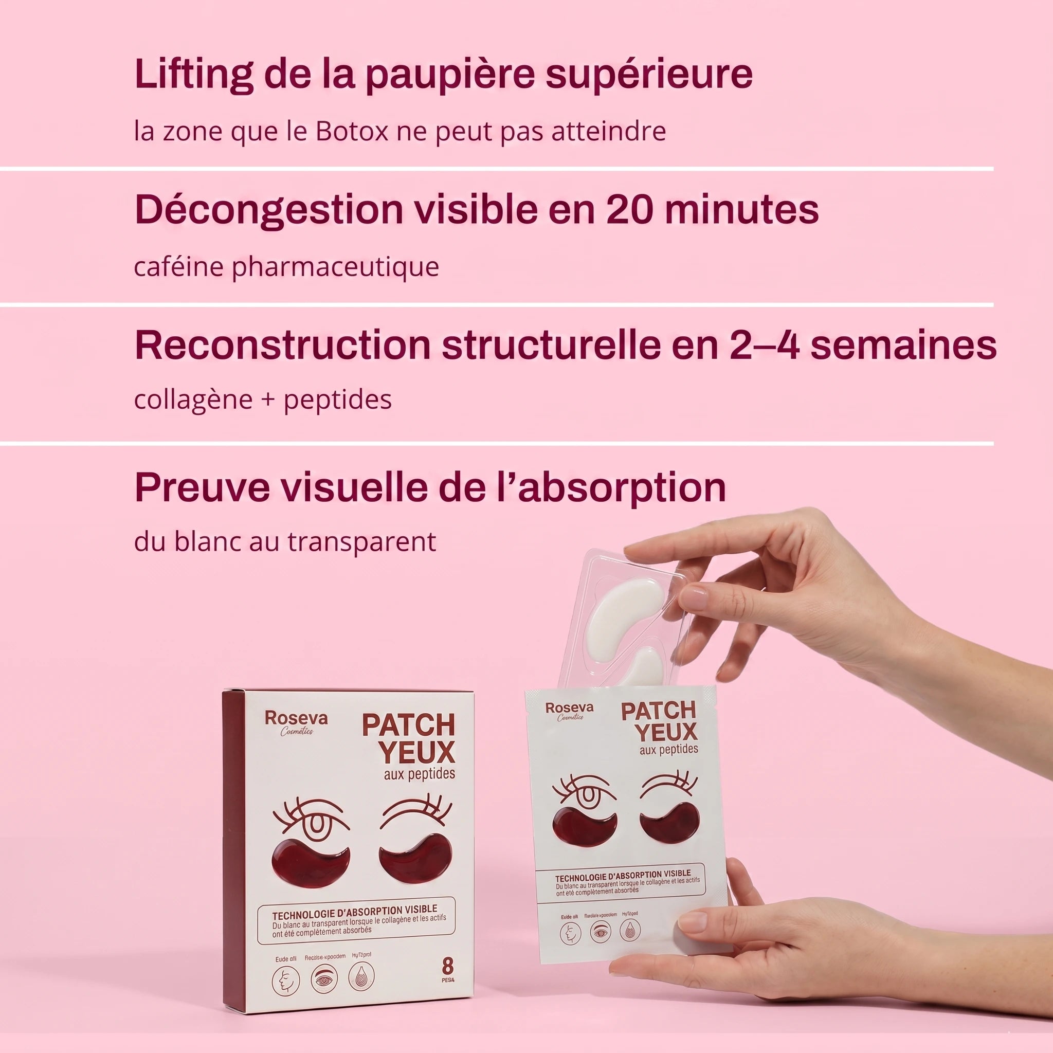 PATCH EFFET LIFTING