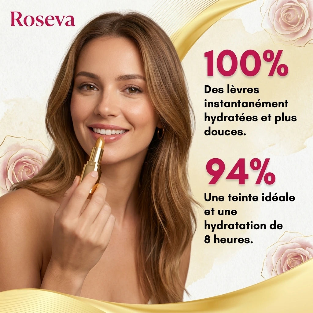 Roseva - Rouge à lèvres adaptatif au pH