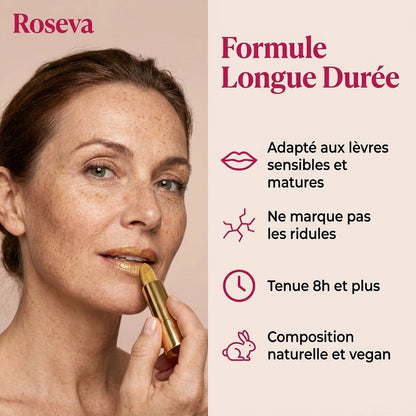 Roseva - Rouge à lèvres adaptatif au pH