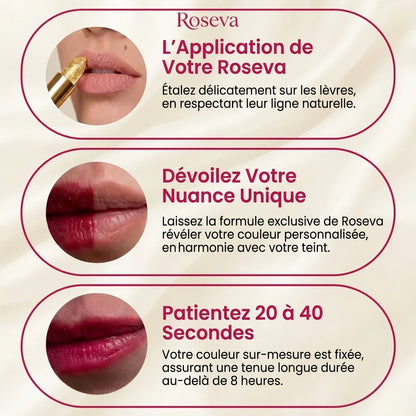 Roseva - Rouge à lèvres adaptatif au pH