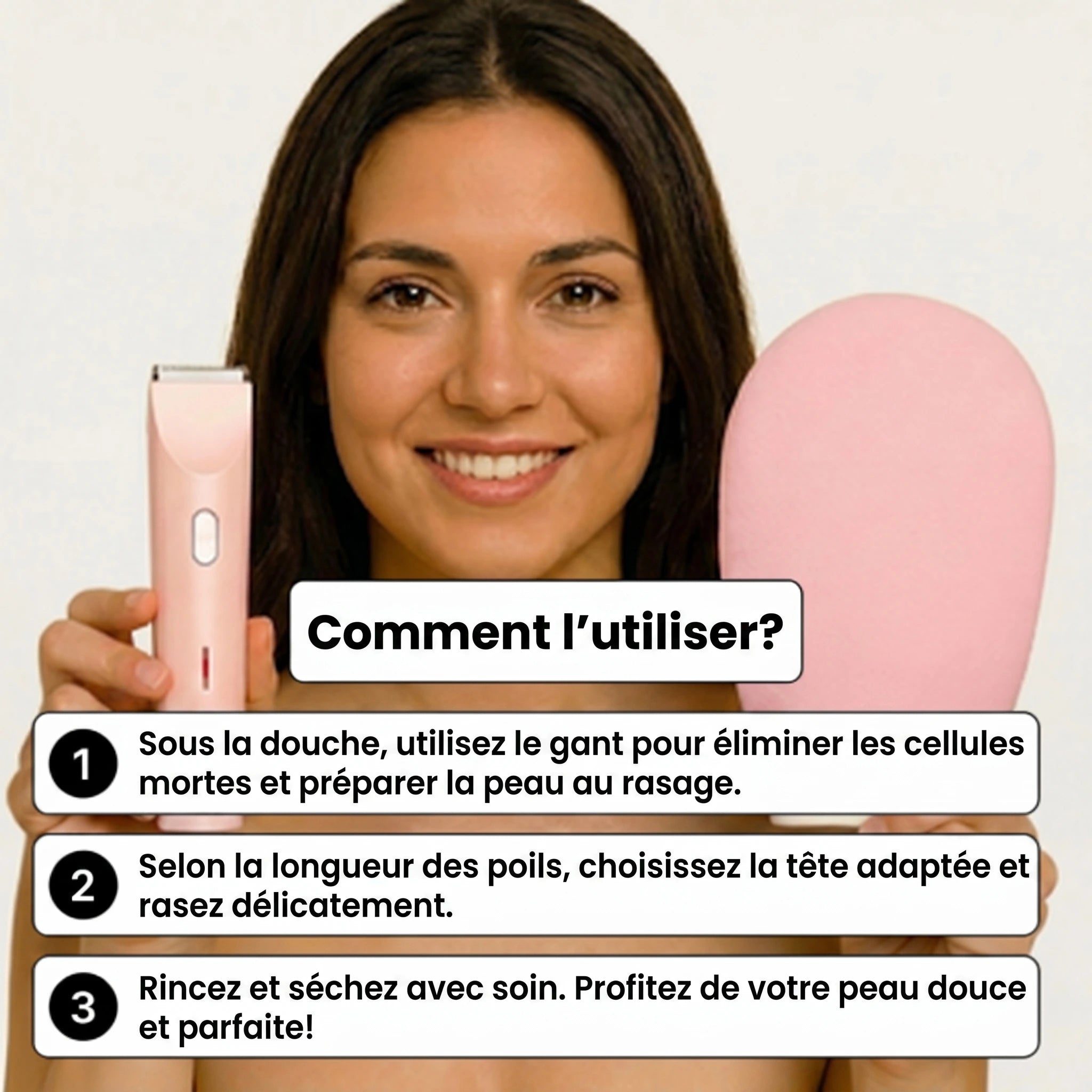 RASOIR 2 EN 1 BIKINI ET CORPS ROSEVA™