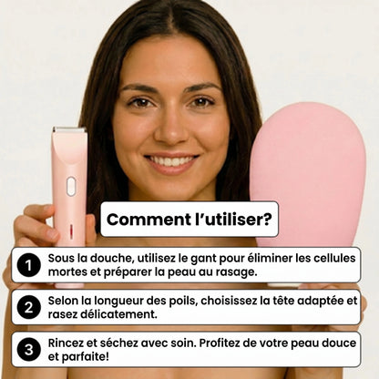 RASOIR 2 EN 1 BIKINI ET CORPS ROSEVA™