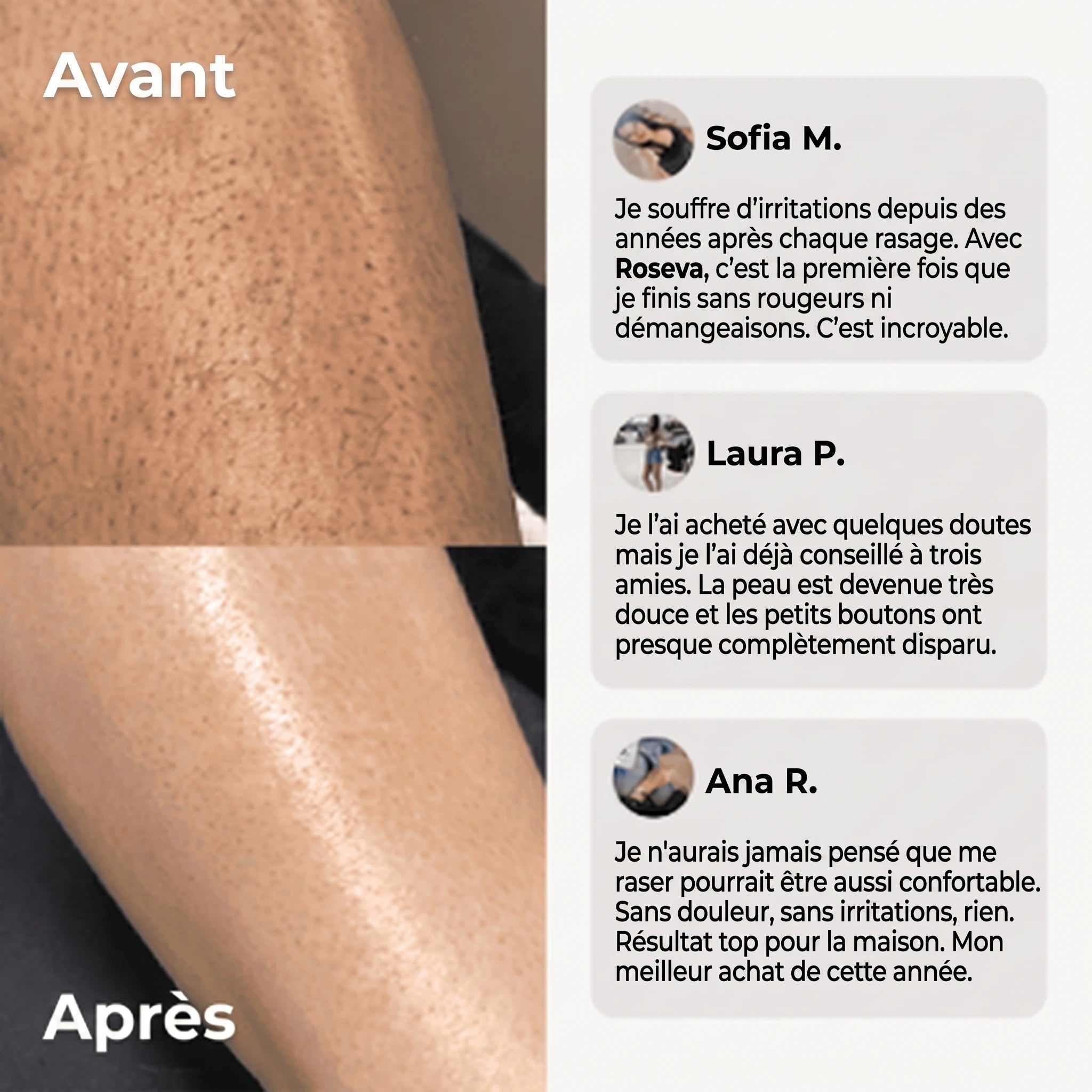 RASOIR 2 EN 1 BIKINI ET CORPS ROSEVA™