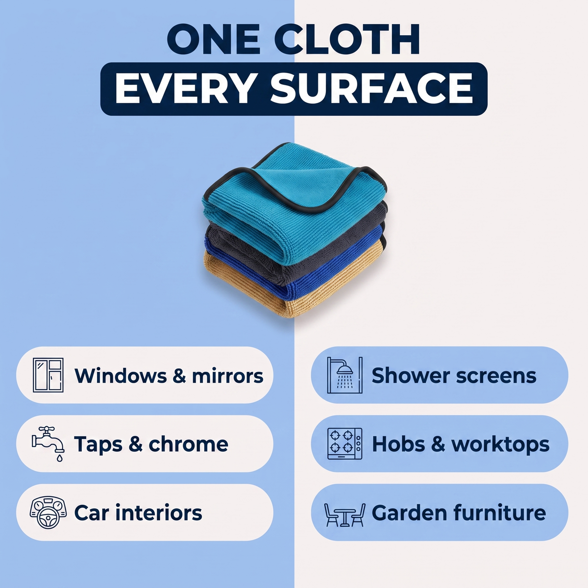 One cloth, every surface