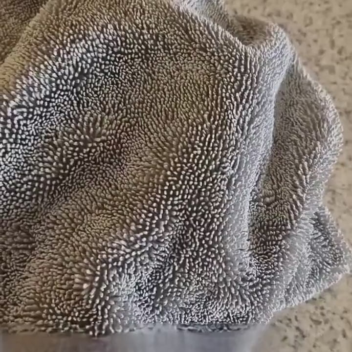 Wet, wring and wipe the shower door