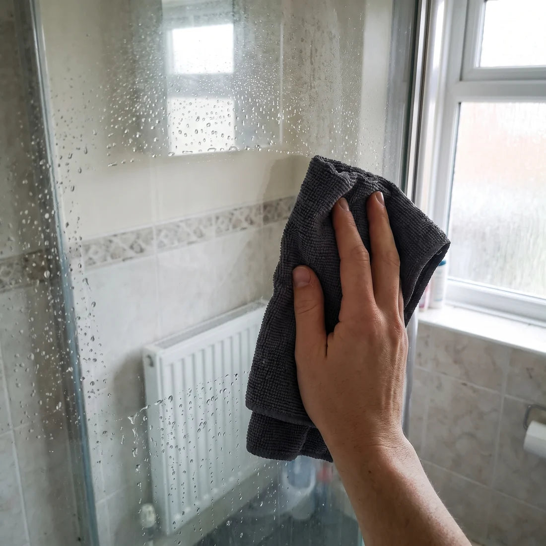 Customer photo: shower screen