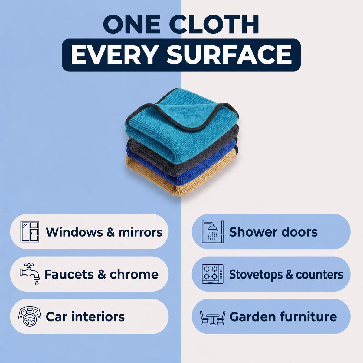 One cloth, every surface